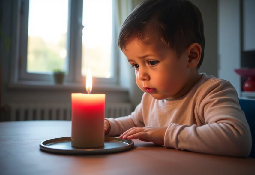 Les jeunes enfants et les risques d'incendie