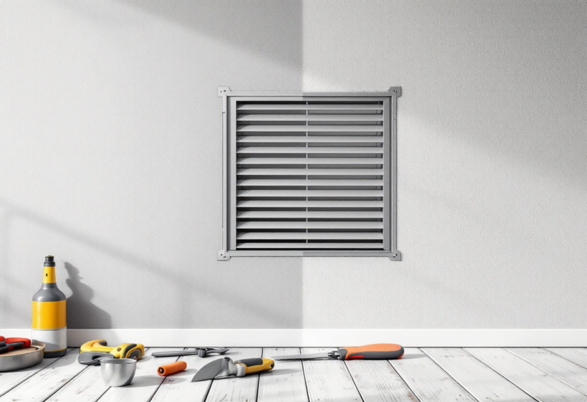 Comment Installer une Grille d'Aération sur un Mur Bouché ?